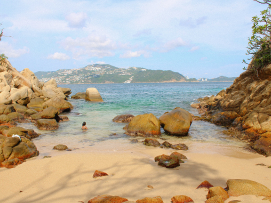 Las Playas de la isla La Roqueta en Acapulco
